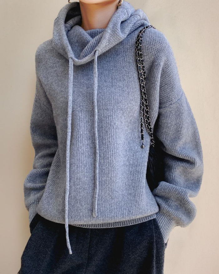 Look com Suéter Feminino de Tricô